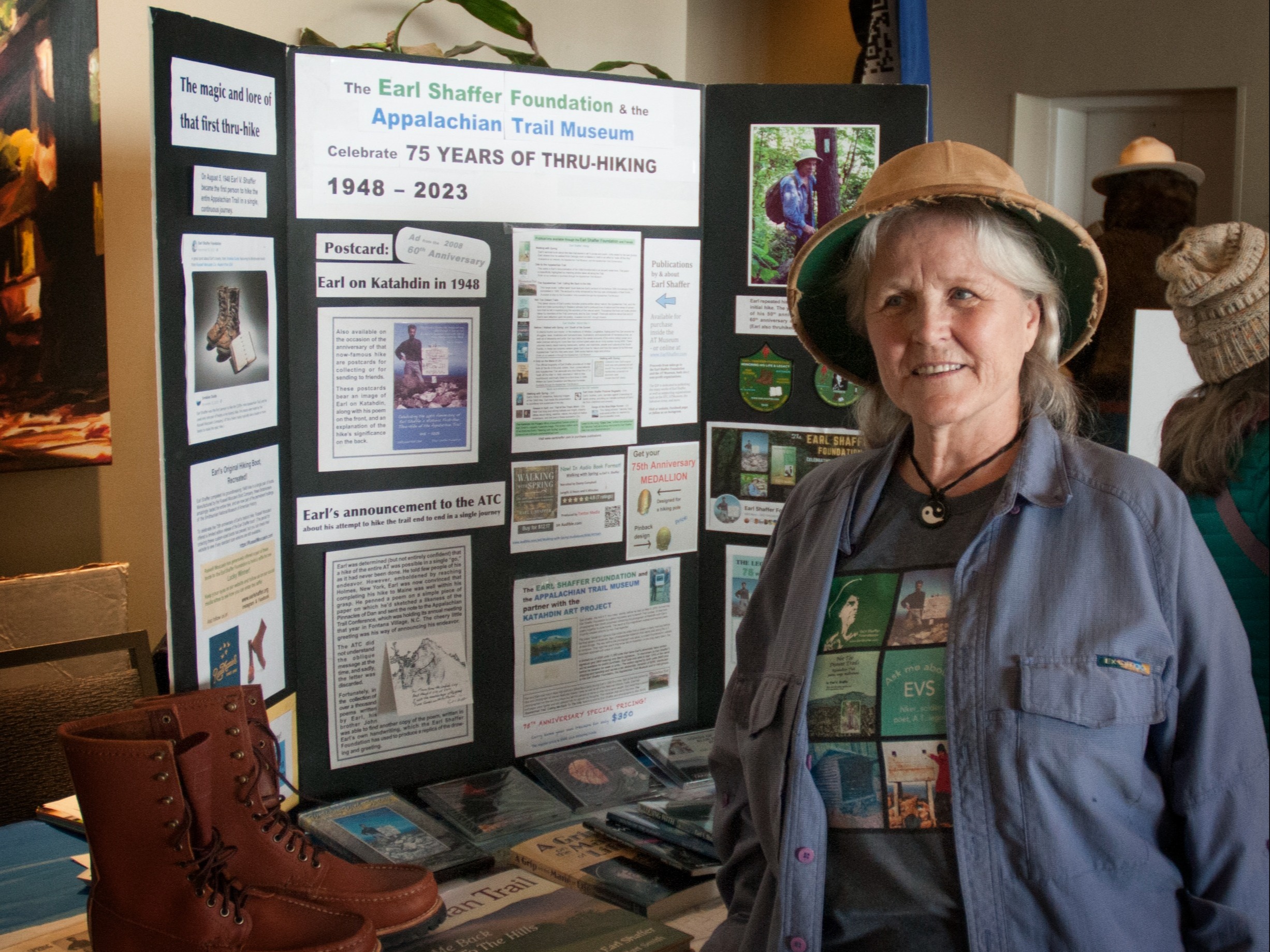 Earl Shaffer Foundation vendor table